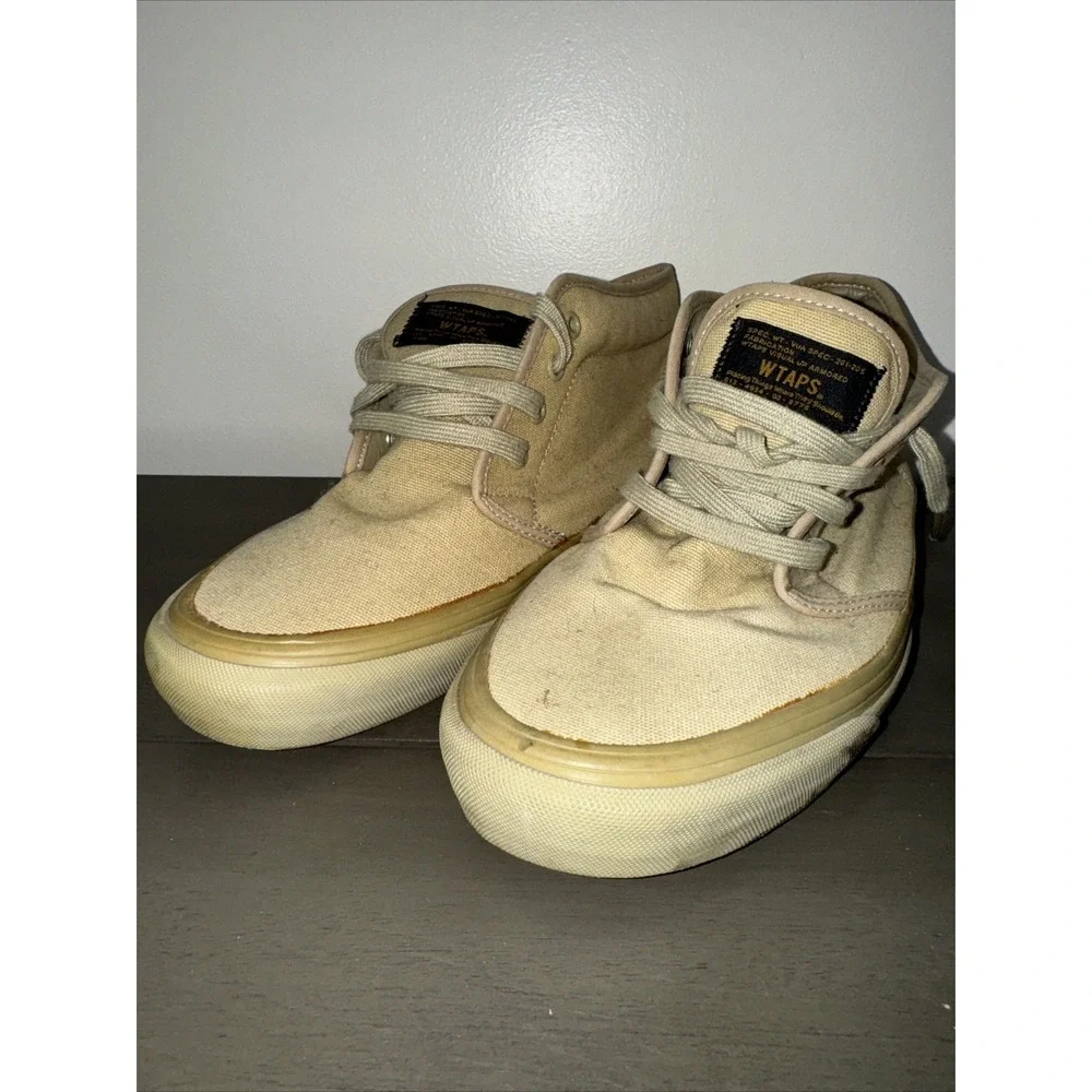 Vans X‎ WTAPS 2013 OG Chukka Boot Beige Men's size 9 Neighborhood Defcon Supreme